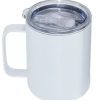 Double wall coffee mug stainless steel