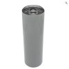 Double wall 15oz stainless steel white skinny tumbler