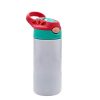 Kids Green Stainless Steel Flip Top Sippy Cup 300ml/12oz