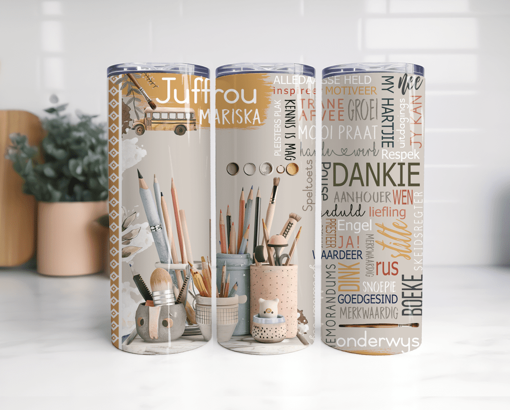 20oz Tumbler Juffrou Mosterd