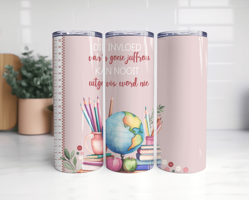 20oz Tumbler Juffrou Pienk
