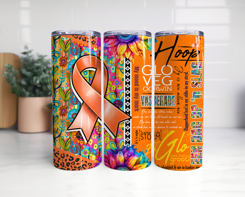 20oz Tumbler Kanker Oranje