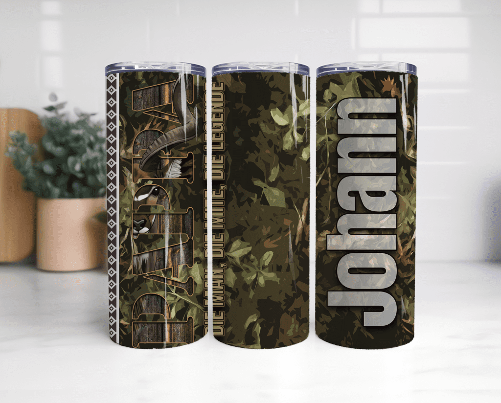 20oz Tumbler Pappa Camo