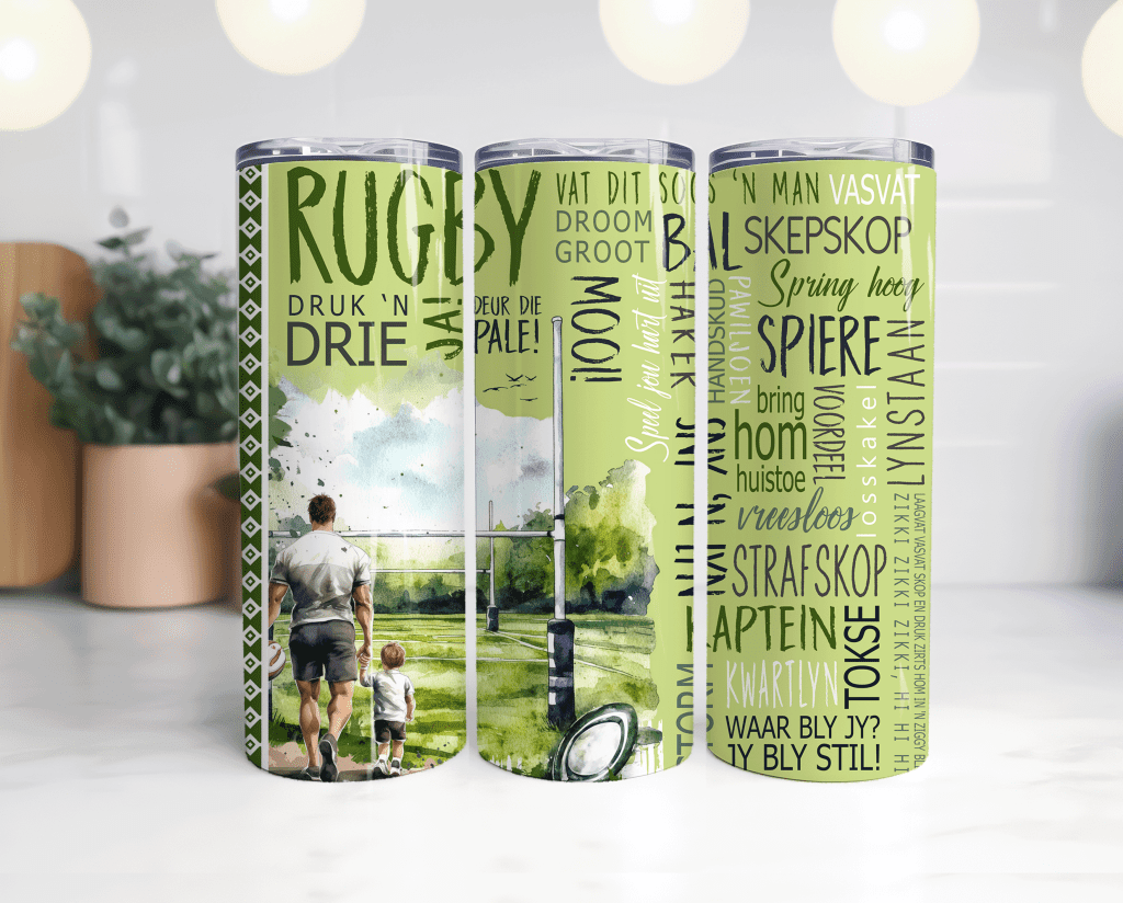 20oz Tumbler Rugby