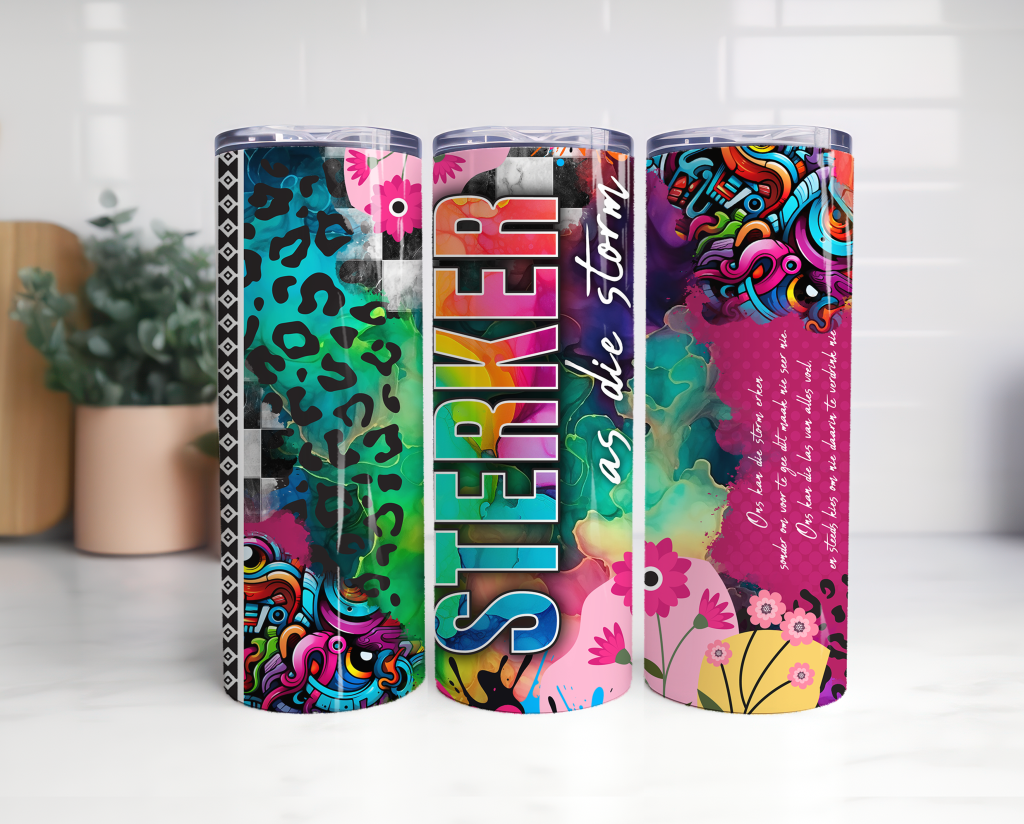 20oz Tumbler Sterker as die storm