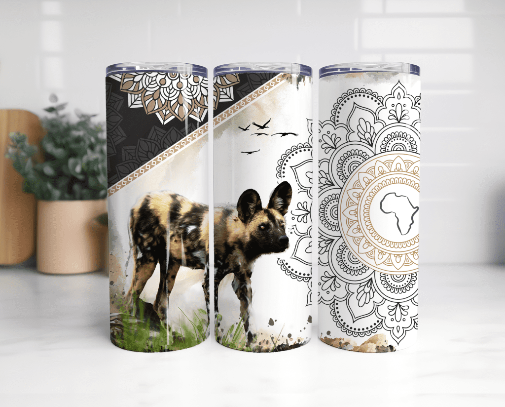 20oz Tumbler Wild Dog