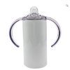 Baby Sippy Cup Straight with Handle Double Wall Stainless