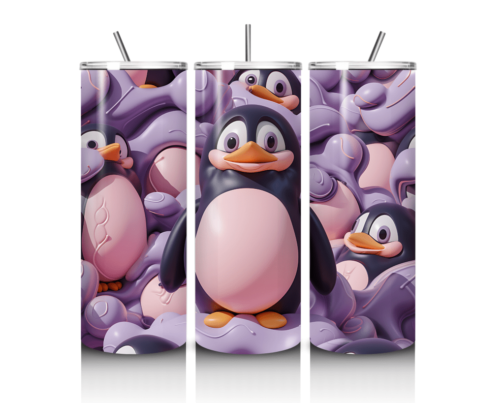 20oz-Tumbler-with-straw-3D-Fun-design