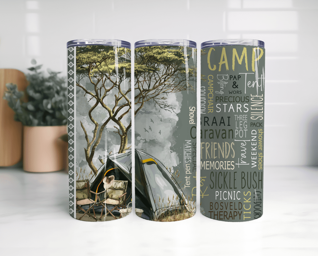 20oz Tumbler Camping English