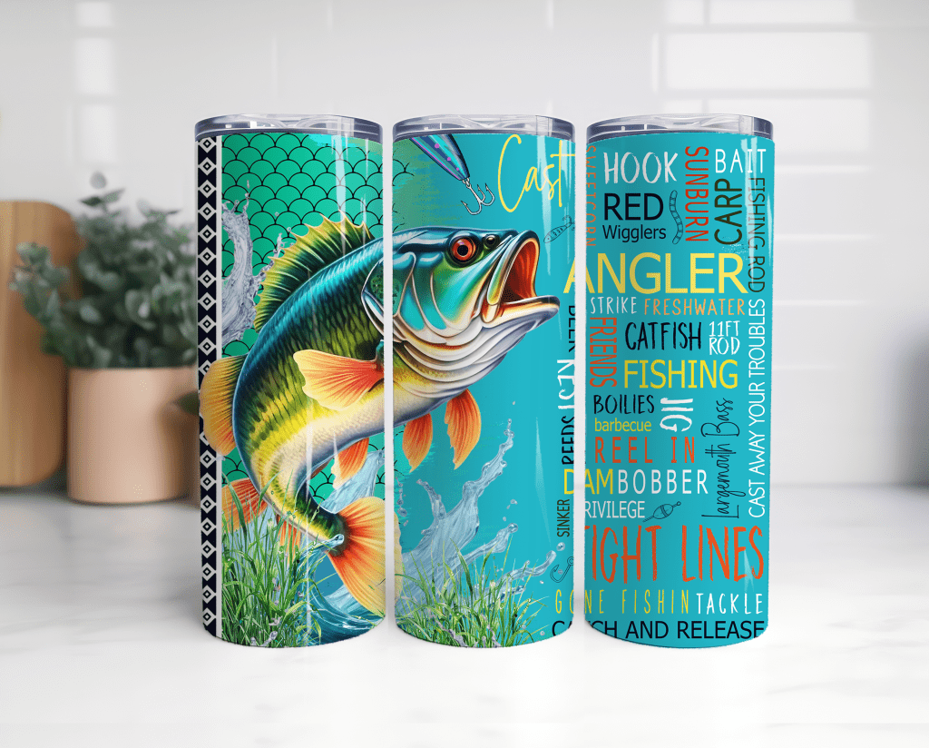 20oz Tumbler Fishing
