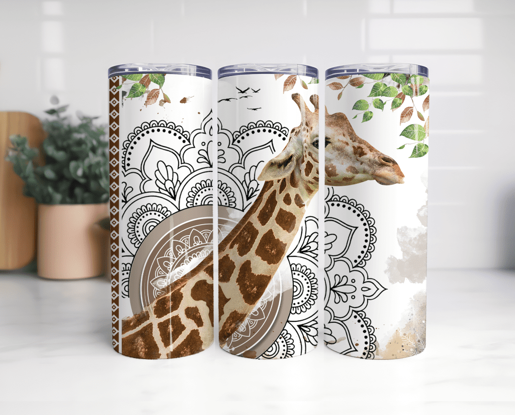 20oz Tumbler Kameelperd Mandala
