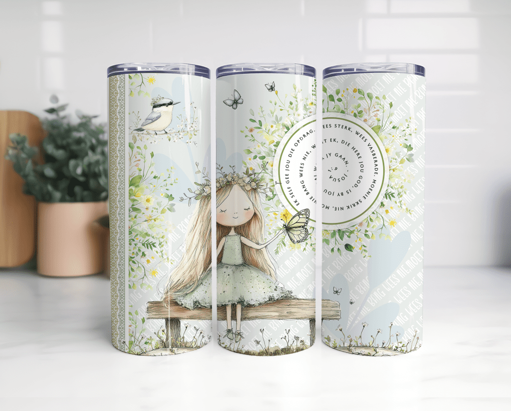 20oz Tumbler Moet nie bang wees nie