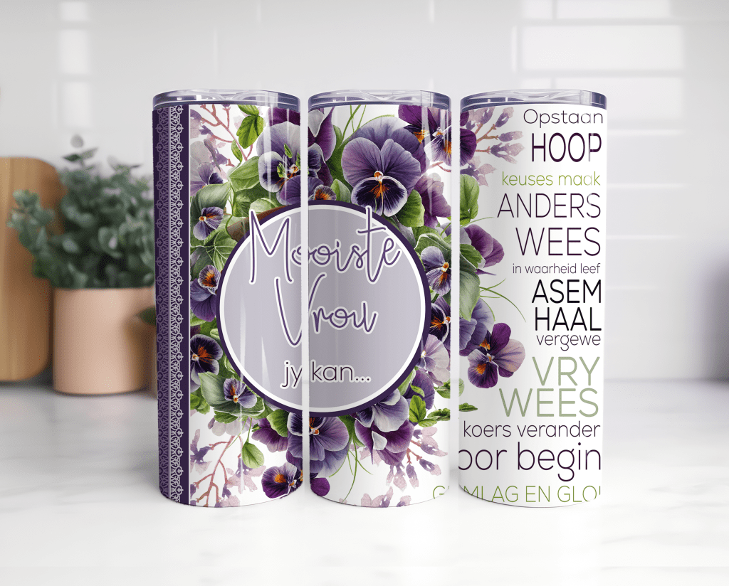 20oz Tumbler Mooiste Vrou Hoop