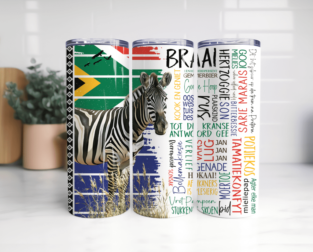 20oz Tumbler SA Vlag