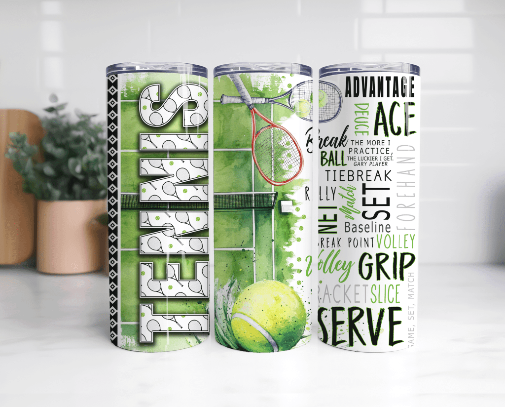 20oz Tumbler Tennis