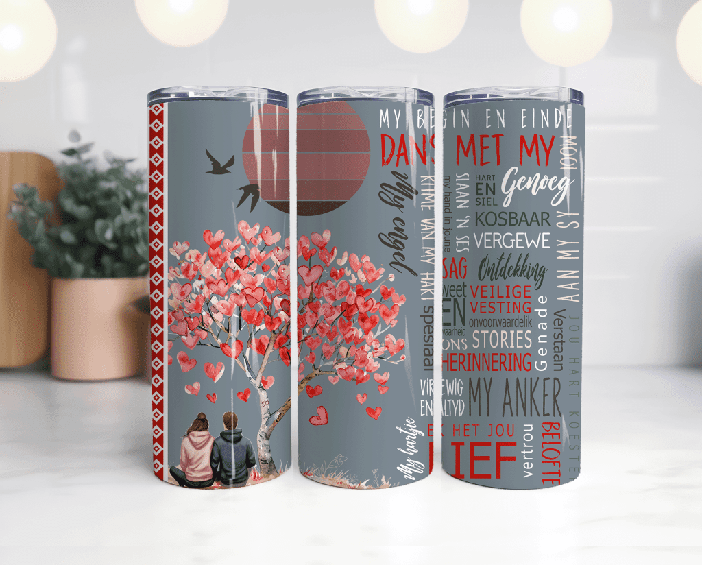 20oz Tumbler Valentein geskenk