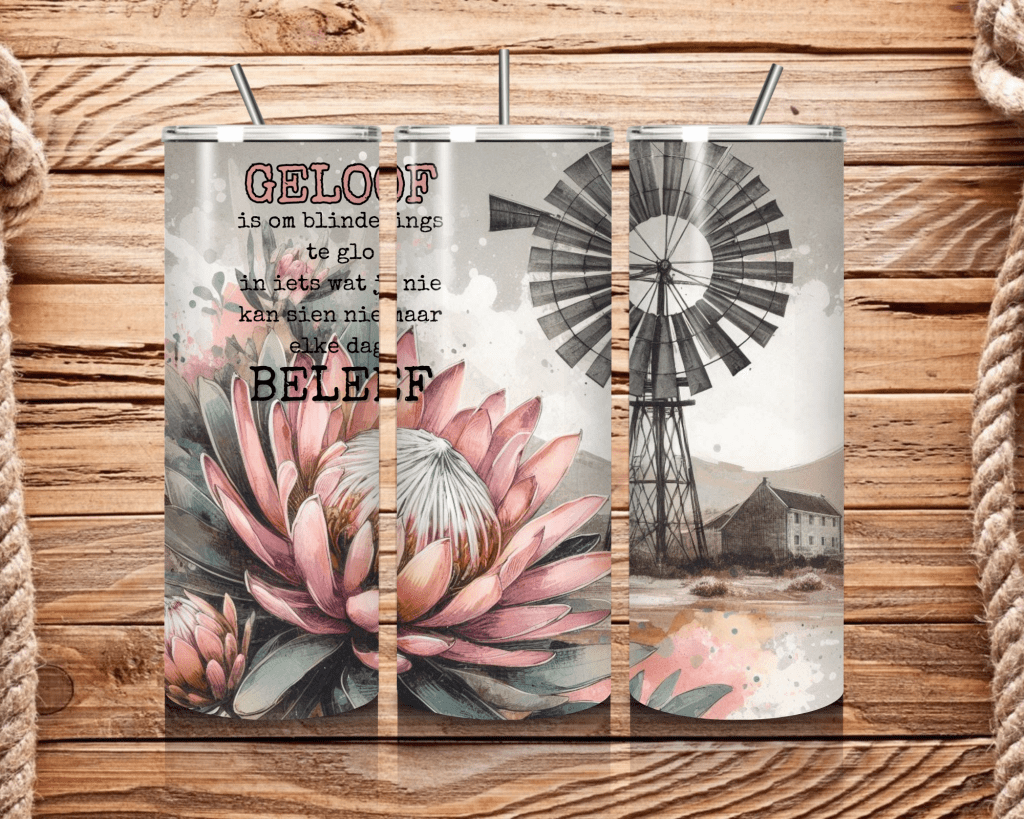 20oz Tumbler Afrikaans inspirerend 2 #