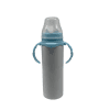 Baby Milk Bottle Blue Cap 350ml Stainless Steel