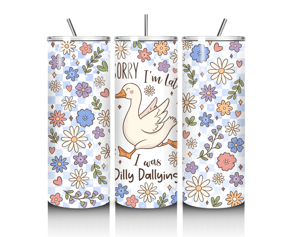 20oz Tumbler Dilly Dallying Goose
