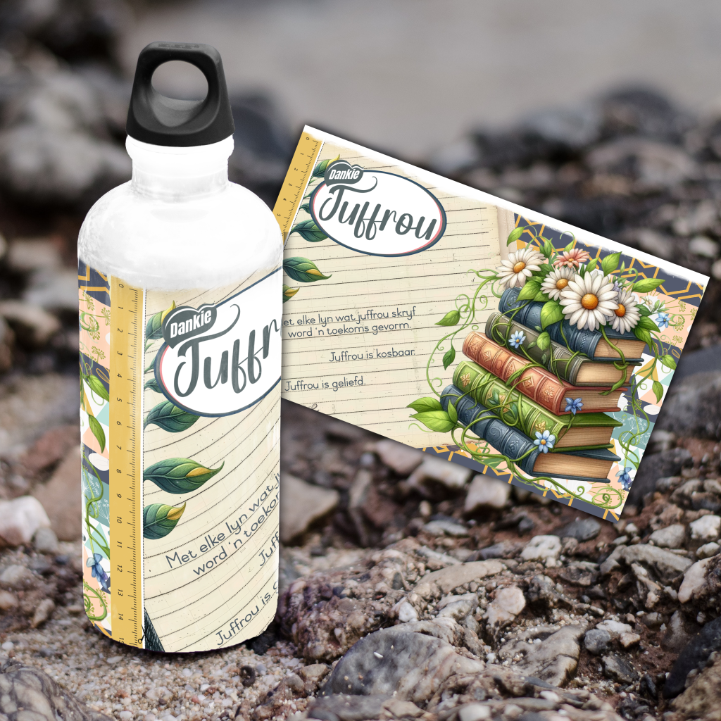 600ml Aluminium Water Bottle Juffrou #